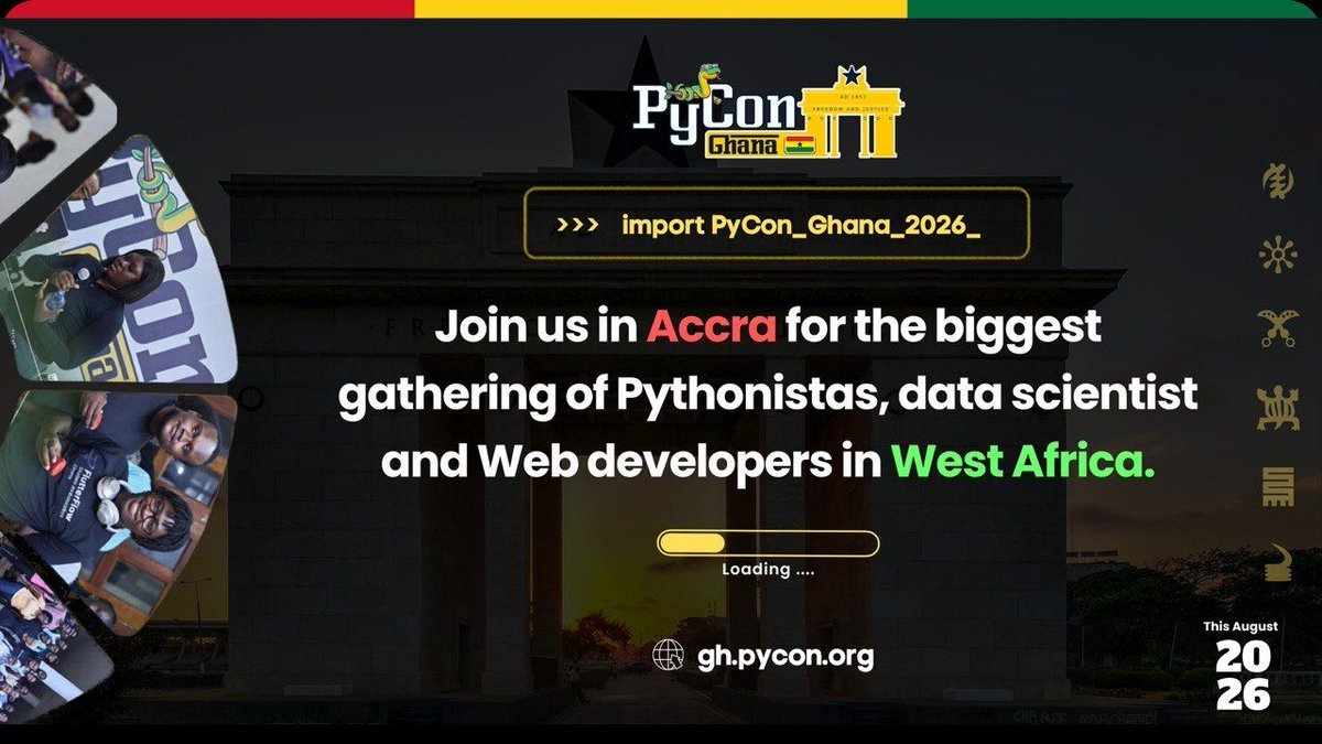 PyCon Ghana tweet media