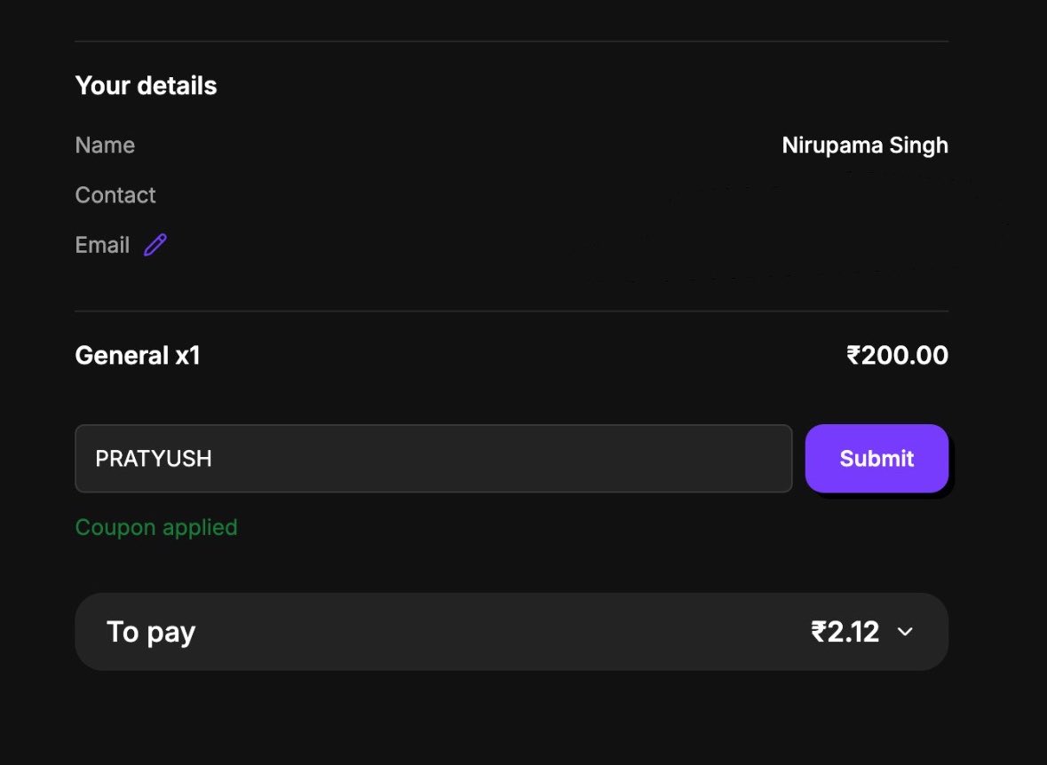 nitropumaa's tweet photo. So @pahwaginni did something 

my brother has a coupon code now i’ve seen everything

apply “Pratyush” and join for ₹2 https://t.co/SgsWNQyYAf