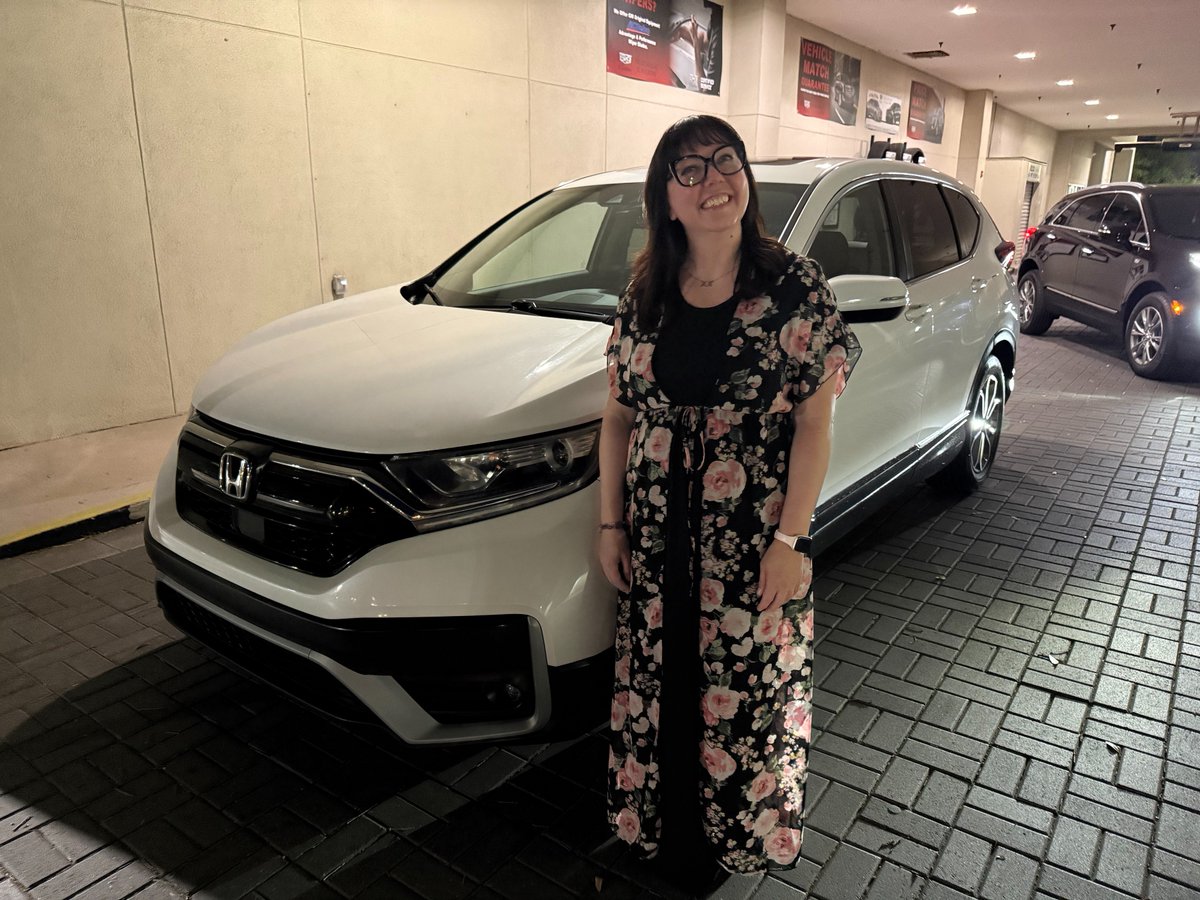 FieldsCadillac's tweet image. Congrats &amp;amp; thanks to Karen P. on her pre-owned 2021 #Honda CR-V! A big thank you to Client Advisor, Xander Kraus, for an outstanding delivery experience. Welcome to the #FieldsFamily, Karen! fieldscadillacstaugustine.com | (904) 823-3000 #FieldsCadillac #StAugustine #HondaCRV