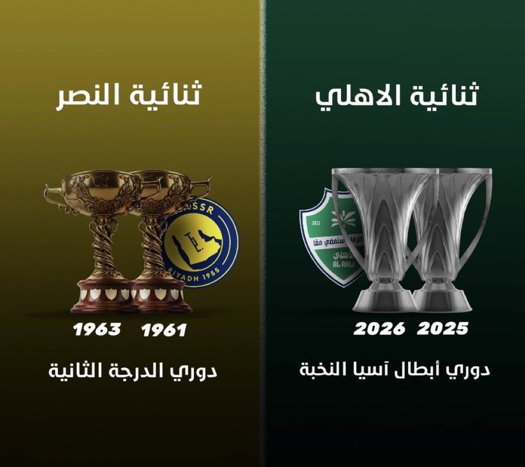 ملكية بطلة النخبتين🏆💚. tweet media