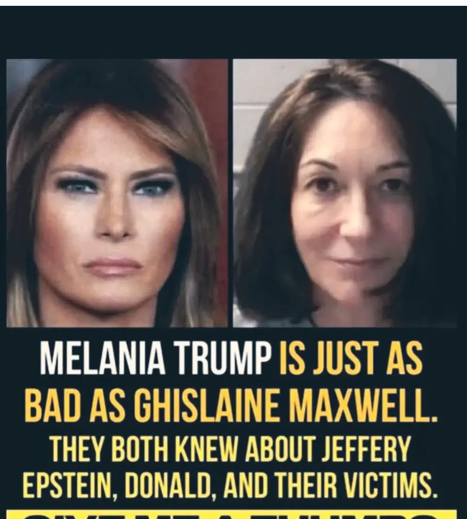 blessingstou's tweet photo. @Gianl1974 FUCK MY LEGS ARE OPEN WIDE MELANIA… she’s as evil as that sick MF Satan Prodigy she’s married to. They expect people to tremble &amp; be so afraid of them. Get them the hell out.. https://t.co/eTSNMLvkOS