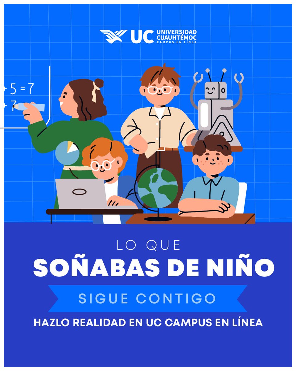 Tus sueños están a tu alcance, sin importar dónde estés. Con la ayuda de UC Campus en Línea, puedes lograr todos tus objetivos sin necesidad de cambiar tu estilo de vida.
#UCEnLínea #DestacadosEnLínea