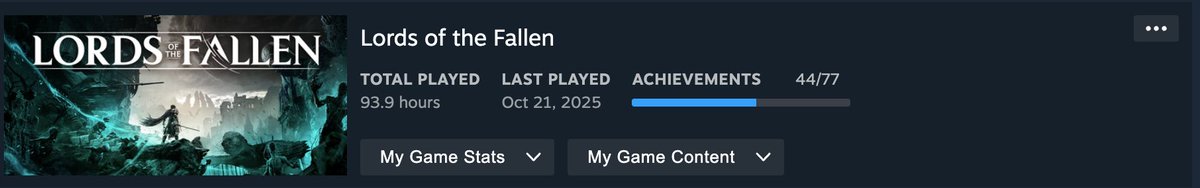 DrahcirAnidem's tweet photo. @tyminski_marek I think I am just barely inside that 1000+ hours of souls likes, but I think my main add I would give as feedback would be that LOTF2 should launch on steam as well. https://t.co/MUtJdL6HsZ