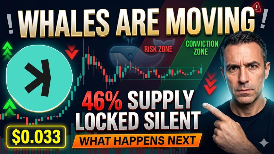 Oreoluw27's tweet image. 🔥 $KAS DATA ALERT:

→ Volatility compressed to 58.8% (avg: 88%)
→ 46% of supply INACTIVE for 1+ year — new ATH
→ 11.3M daily transactions (+12.3%)
→ META launching crypto payouts to 3.58B users

Full breakdown 👇
youtu.be/HuzRazefjW8

#Kaspa #KAS #Crypto #Altcoins