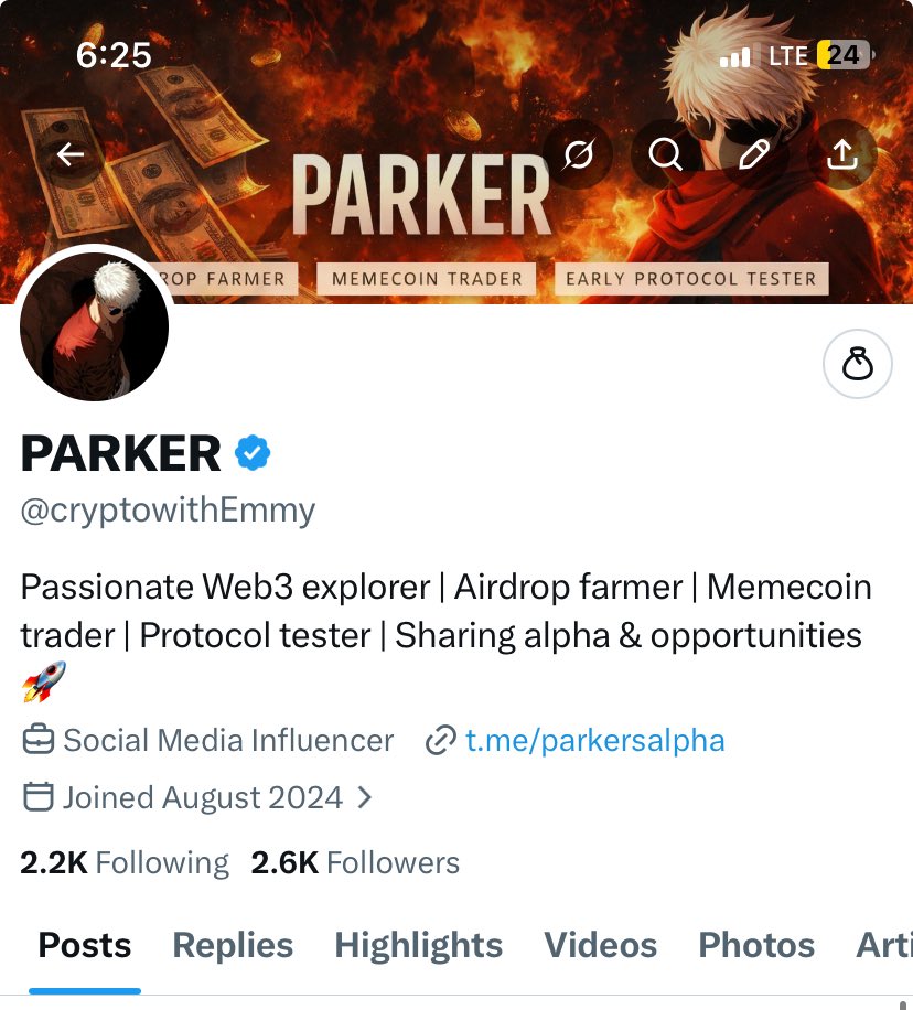 PARKER tweet media