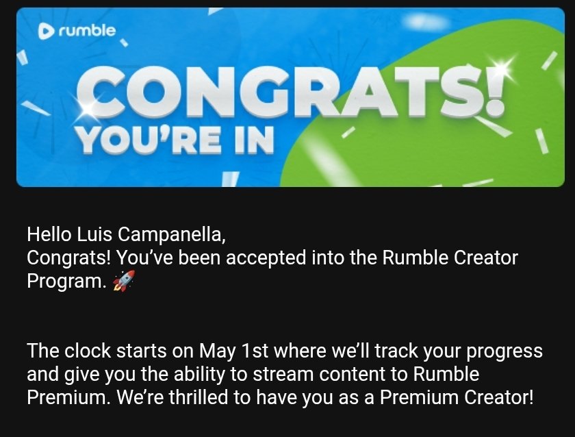theaicampa's tweet image. Thanks to @GamingOnRumble and @rumblevideo for the opportunity give me.

Thanks to @MidnightiTMS @TheRealTombi @LadyMidnightITM @SoundBoardLord @FatStevenJFG @DivisiveContent @SBLadyBrrrapTrd and more for you support

#contentcreator #rumble #Milestone  #thankyou