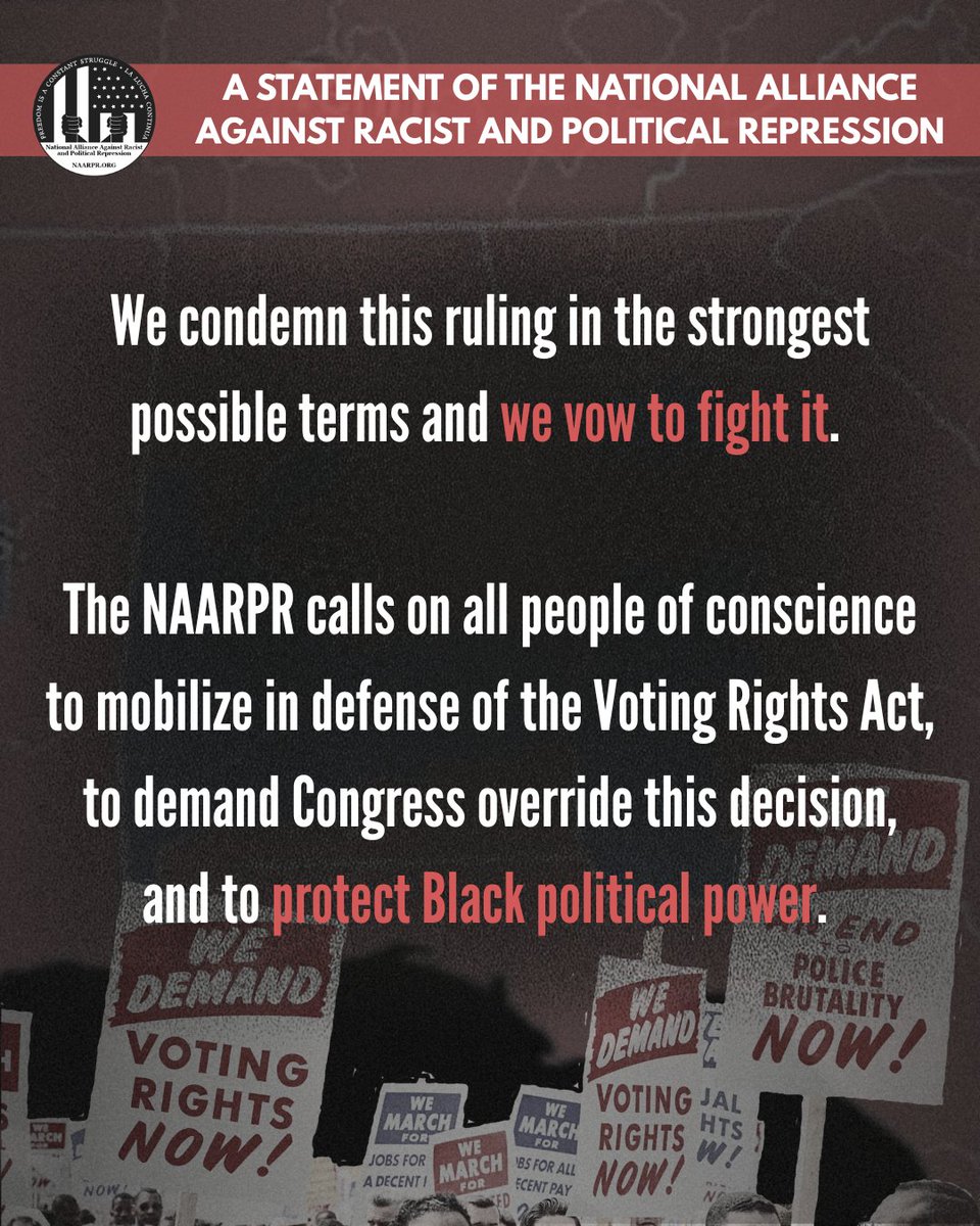 Alliance Against Racist & Political Repression tweet media