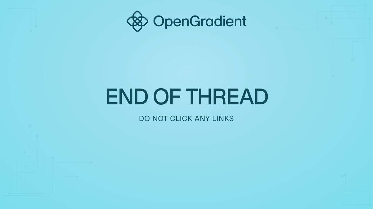 OpenGradient (∇, ∇) tweet media