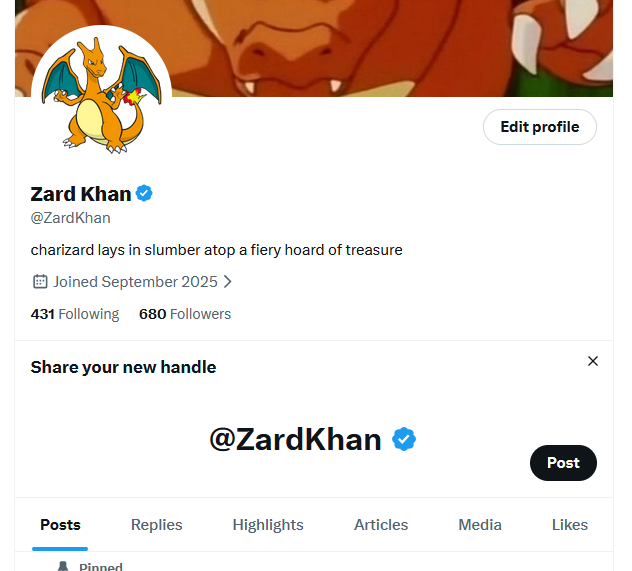 Zard Khan tweet media