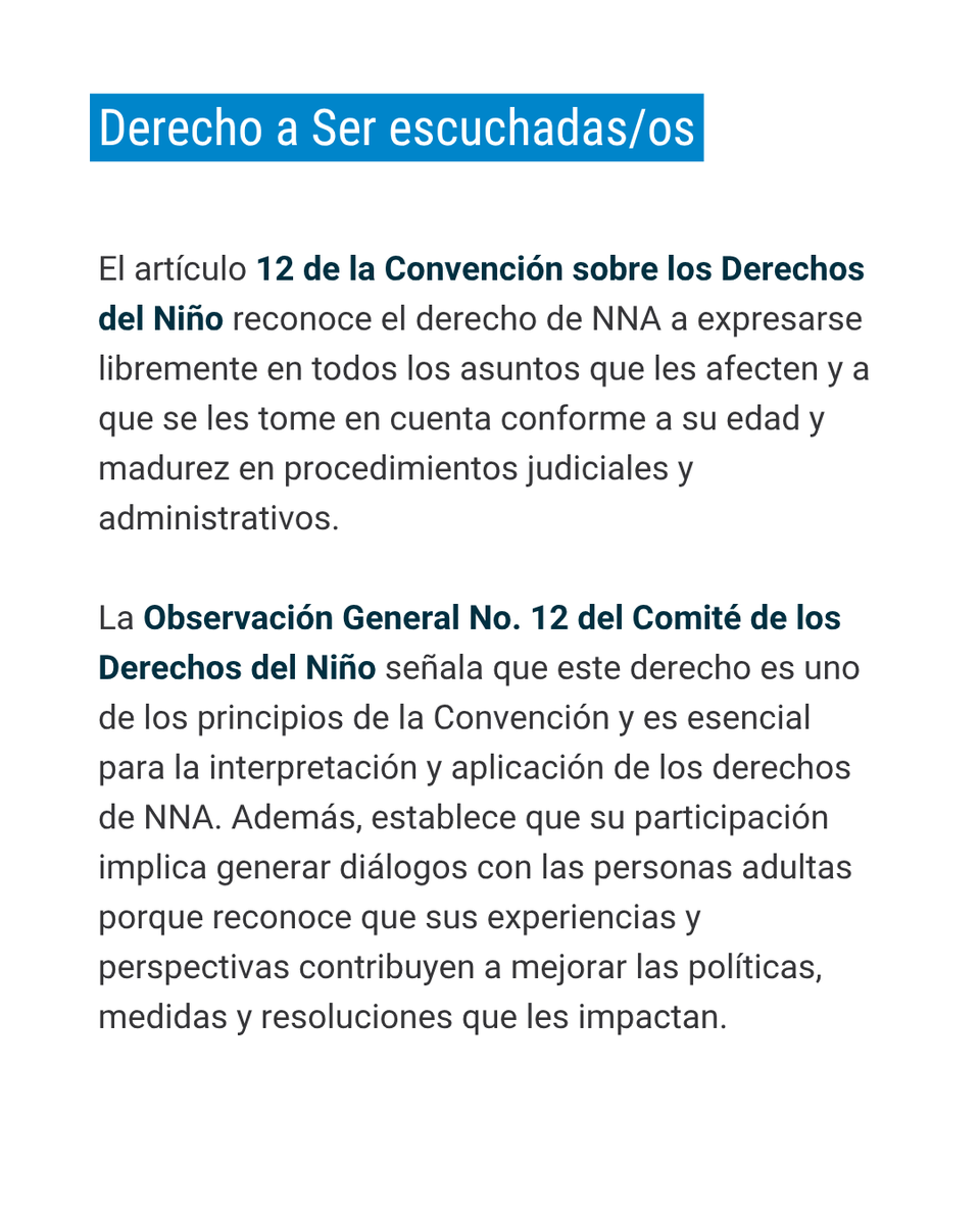 ddhh_scjn's tweet photo. Comunicar el derecho a través de un lenguaje claro favorece el acceso a la justicia, y contribuye a que niñas, niños y adolescentes ejerzan, participen y comprendan sus derechos humanos, principalmente en asuntos que afecten su vida. 

#DGDHJP #ParticipaciónNNA https://t.co/dM6Xbk4c5E