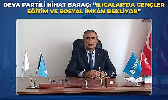 DEVA Partili Nihat Baraç: "Ilıcalar’da Gençler Eğitim ve Sosyal İmkân Bekliyor" capakcurgazetesi.com.tr/deva-partili-n… <a href="/BaracNihat/">Nihat Baraç</a>