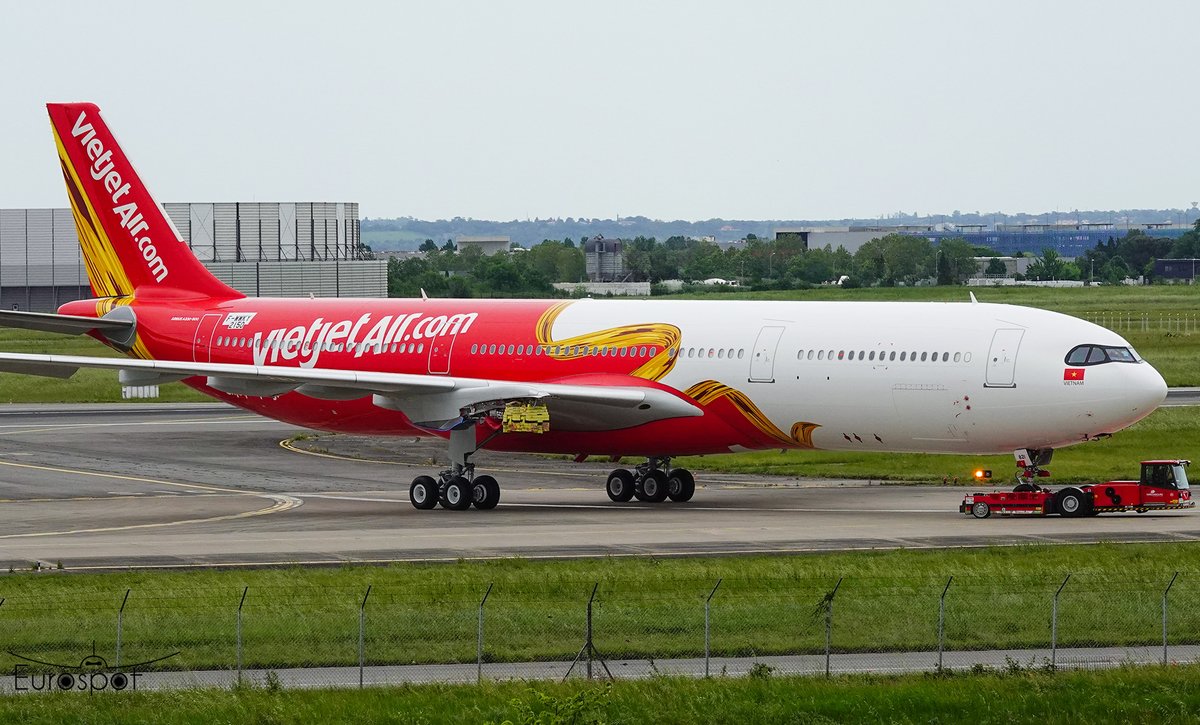 cliper31's tweet image. First Airbus A330-900 for Vietjet Air #airbus #vietjet @vietjetair #aviation #planespottting
