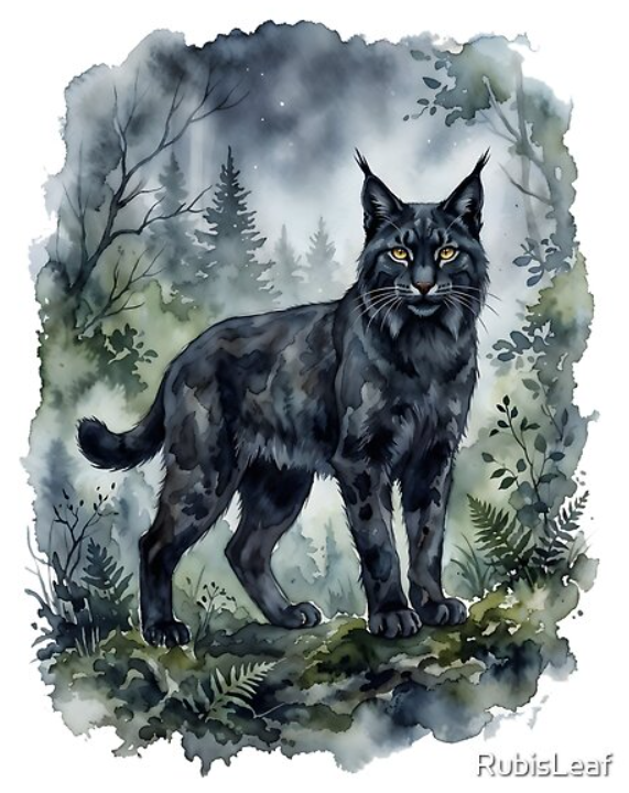modekai_shop's tweet image. #blacklynx #lynx #bobcat #wildcat 
#feline #tuftedears #forest #pinetrees #misty #winter #wildlife #pineforest #animal #goth #gothic
redbubble.com/i/art-print/Go…
