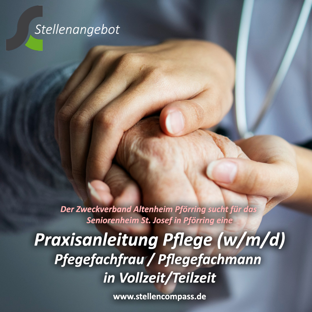 stellencompass's tweet image. #Stellenangebot. #PraxisanleitungPflege / #Pflegefachkraft w/m/d in #Pförring. Pflegefachkraft. Der #ZweckverbandAltenheimPförring sucht zum nächstmöglichen Zeitpunkt für das #SeniorenheimStJosef in Pförring eine Praxisanleitung #Pflege / Pflegefachkraft / #Altenpflegerin /