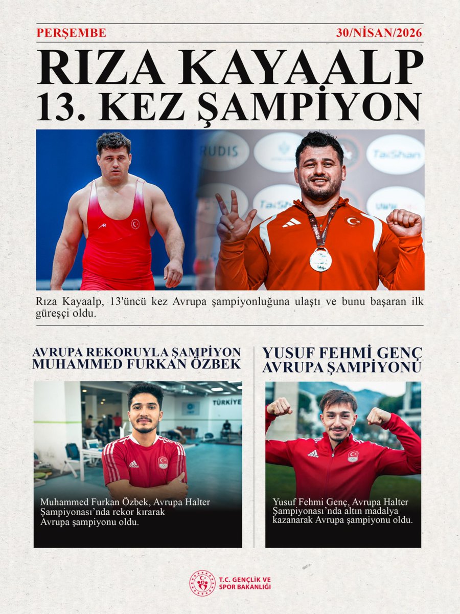Gençlik ve Spor Bakanlığı 🇹🇷 tweet media