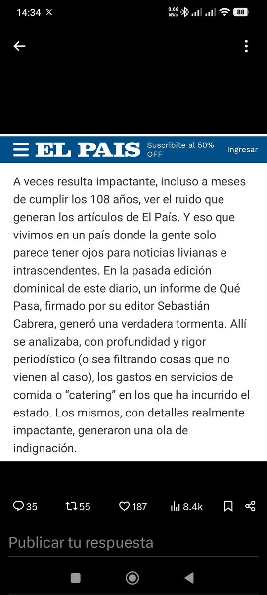 El ruido de los artículos de <a href="/elpaisuy/">EL PAÍS</a> es porque copian ideas, no tienen el menor atisbo de ética y cortesía para mencionar a los que tuvieron la idea original y después salen en cardumen a hacer pataletas infantiles. Son una risa.