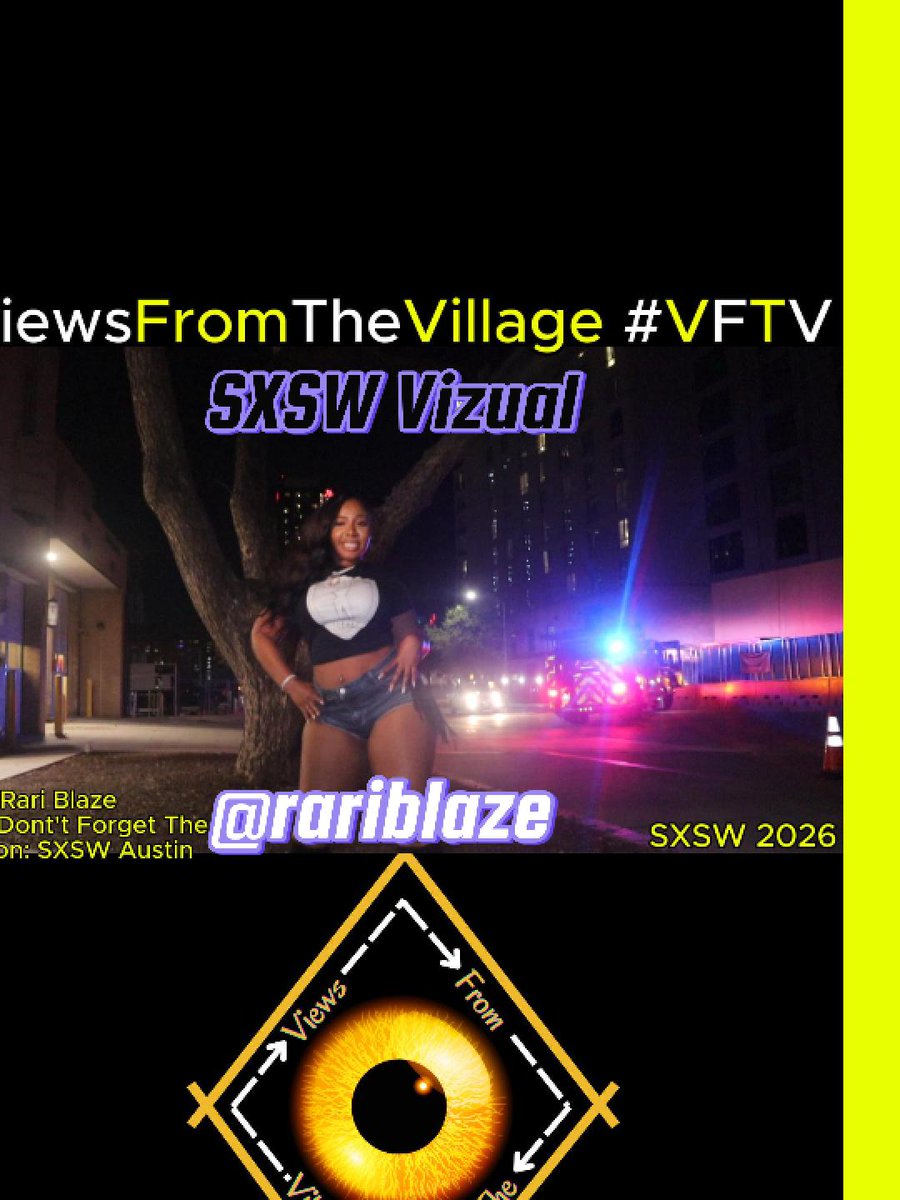ViewsFromVFTV's tweet image. @rariblaze #VFTV Vizual - Don't Forget The Blaze #VideoForTheVerses @SXSW #SXSW #AustinTX #VFTV #ViewsFromTheVillage #PowerOfTheMicrophone #NOTsponsoredBUTaccepting