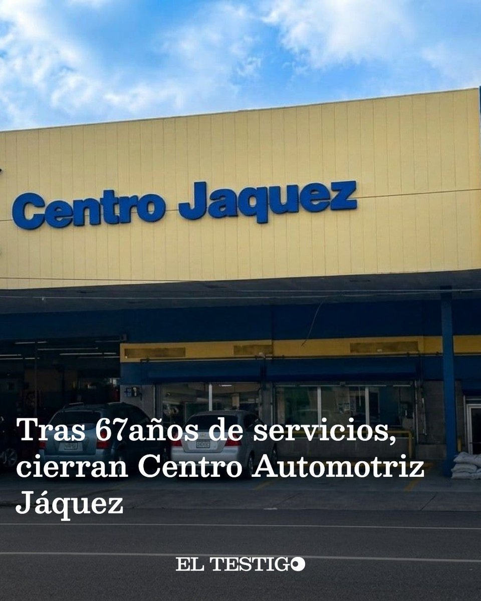 eltestigo_do's tweet photo. Centro Automotriz Jáquez cerrará el 30 de abril de 2026 tras 67 años de servicio en Santo Domingo. Fundado por don Rafael Jáquez, el centro fue pionero en tecnología automotriz en República Dominicana. https://t.co/RVrJWQPmO1