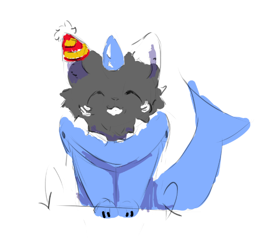 PurpIPump's tweet photo. Re doing my birthday post cause I wanted an image with  it
It's the birthday for me, and a happy Diting with a party hat.
I am now 18 years old, Adult years https://t.co/k2sGfWHi3h