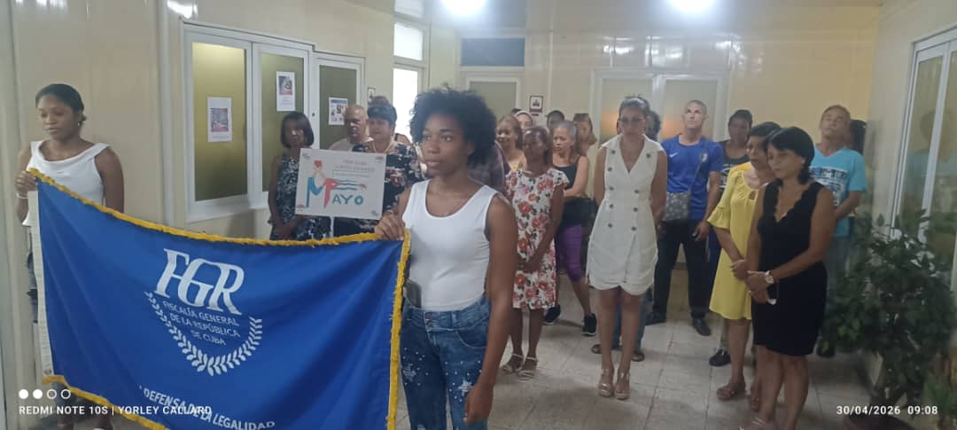 AdianisRoman's tweet photo. Fiscalía Provincial lista para el #PrimeroDeMayo   
Compromiso con la justicia , defensa de la legalidad  y respaldo al pueblo .  

#JusticiaConElPueblo 
#UnidadYCompromiso 
#SantiagoDeCuba 
@CMKC_Deportes
@issita_01
@LaCmkc @OscarRuano77827 https://t.co/BtxyaB3CUX