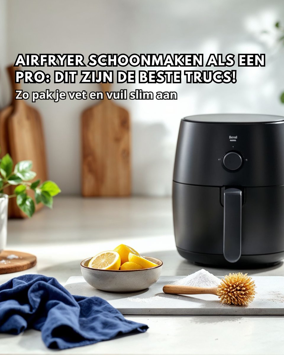 wonenonline's tweet image. 𝐀𝐢𝐫𝐟𝐫𝐲𝐞𝐫 𝐬𝐜𝐡𝐨𝐨𝐧𝐦𝐚𝐤𝐞𝐧 𝐳𝐨𝐧𝐝𝐞𝐫 𝐠𝐞𝐝𝐨𝐞

Vet, kruimels en geurtjes verdwijnen sneller met deze slimme schoonmaaktrucs. 🧽 Minder rook, betere smaak. 🔌

buff.ly/ekBrvLd

#airfryer #schoonmaken #keuken #huishouden #tips