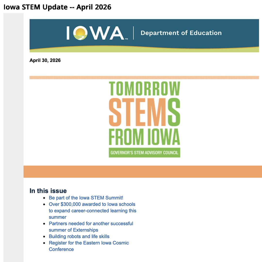 Iowa STEM tweet media