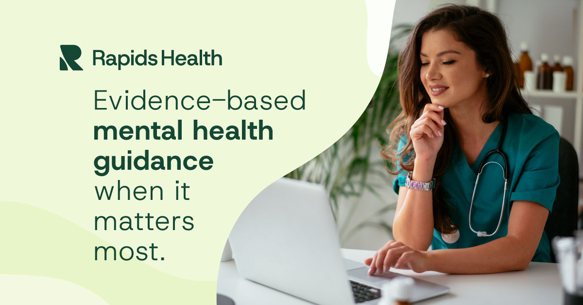 RapidsHealth's tweet photo. Behind every @RapidsHealth decision guidance is a simple belief: Every patient deserves timely, accurate, and evidence-based mental health care. We’re proud to help healthcare providers across Canada deliver effective, efficient and timely care. 

Rapids Health: transforming mental healthcare through innovation, education and compassion, one decision at a time. https://t.co/hVst7QPFyE 

#MentalHealthCare #EvidenceBased #HealthcareInnovation #CanadianHealthcare