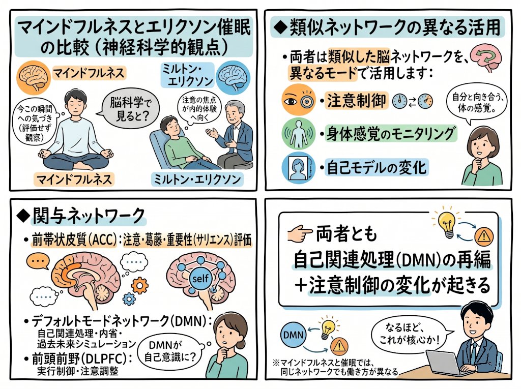 hattoxx's tweet photo. 解決志向コーチングに関わるミルトン・エリクソンアプローチ。現代科学的にマインドフルネスとミルトン・エリクソン催眠療法について探求してみました。解決志向コーチングで紹介をおまけで検討しています。

https://t.co/djTPGU5id6 https://t.co/ElnqU7Itzm