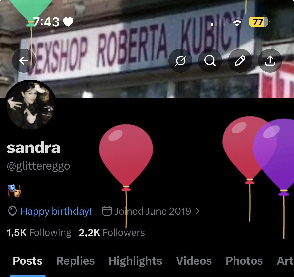 sandra tweet media
