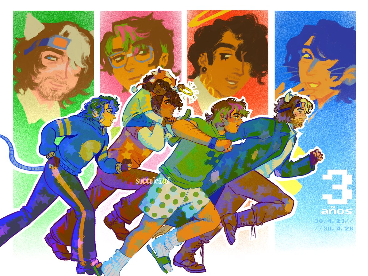 3 anos com os brasileiros 😭💜 #qsmpfanart #qsmpbrasil
