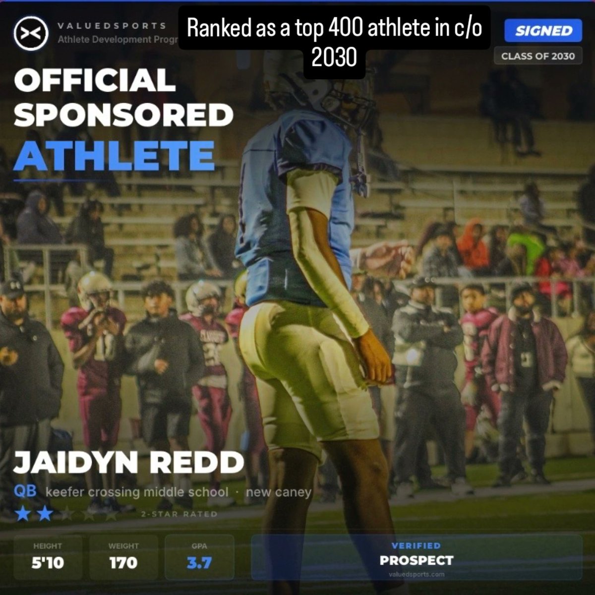 JaidynRedd's tweet photo. @txrecruits @qbhitlist @247recruiting @247sports @nxgncamps @on3sports @matt_stepp817 @maxpreps @rivals @rivalshs @lonestarprepstx @exporecruits @prepredzone @one11recruiting @prepredzonetx @mikeroach247 @txtoptalent @recruit_x @uanextfootball @alpopsfootball @gpowersscout https://t.co/J1OEkYk5jP