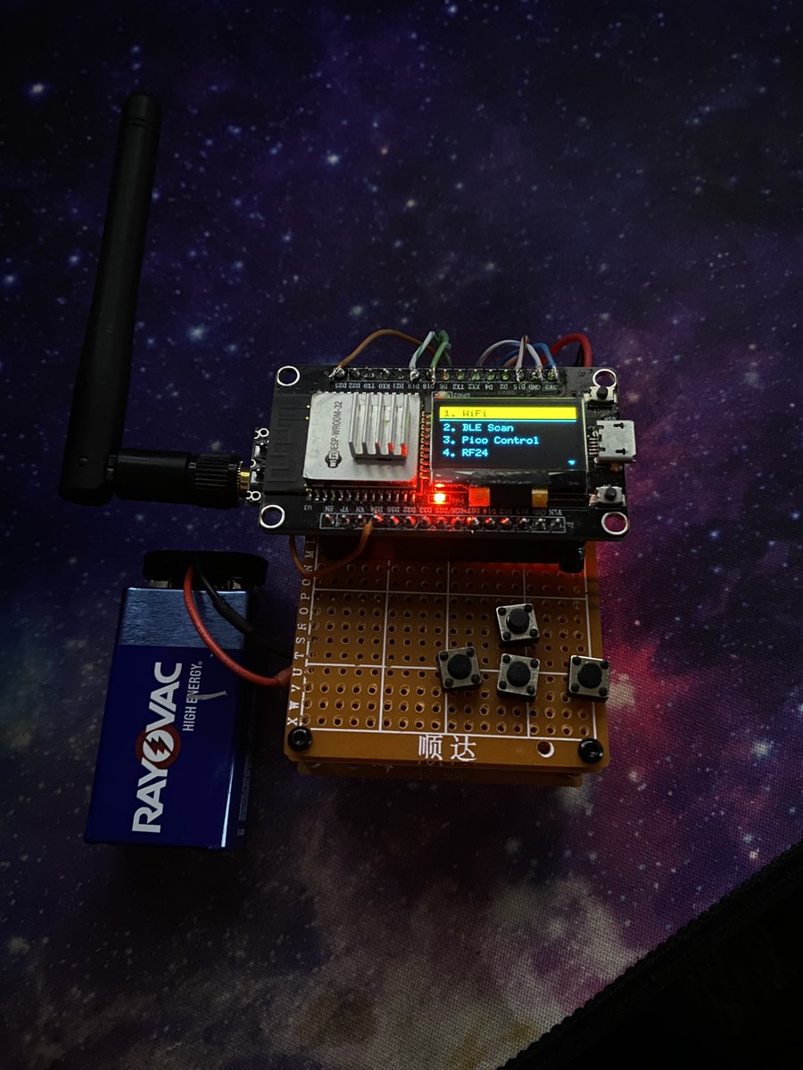 embededbuild's tweet image. Why buy a overprice device when you can build one?
Tank — an ESP32-based hacking tool with WiFi, BLE, RF24 packet capture, tracker detection &amp;amp; BLE rubber ducky. Open source, cheap hardware, real capability. github in bio 🛠️ #embeddedhacking #esp32 #opensourcehardware