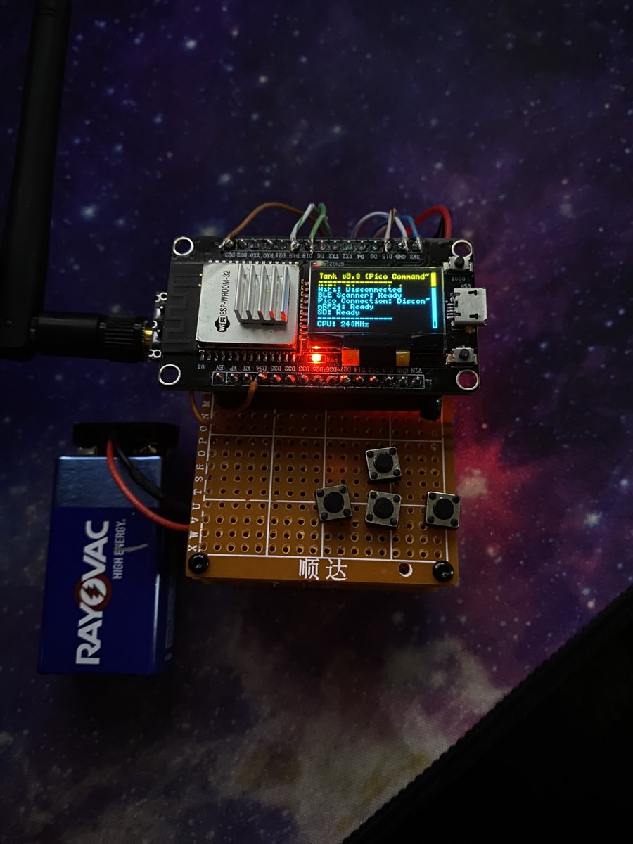 embededbuild's tweet image. Why buy a overprice device when you can build one?
Tank — an ESP32-based hacking tool with WiFi, BLE, RF24 packet capture, tracker detection &amp;amp; BLE rubber ducky. Open source, cheap hardware, real capability. github in bio 🛠️ #embeddedhacking #esp32 #opensourcehardware