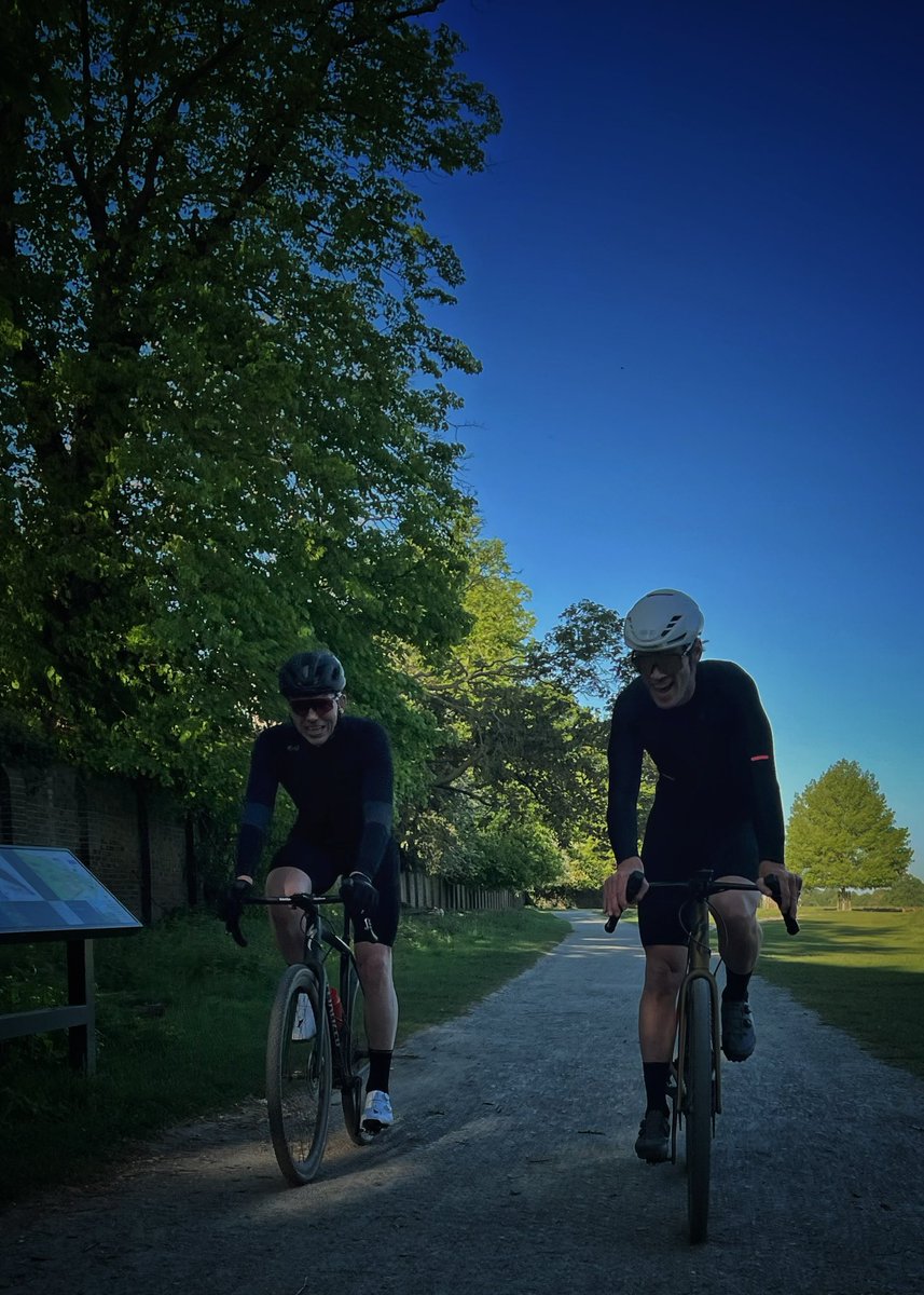 Gravel Champs…Just at 640am and only the four of us