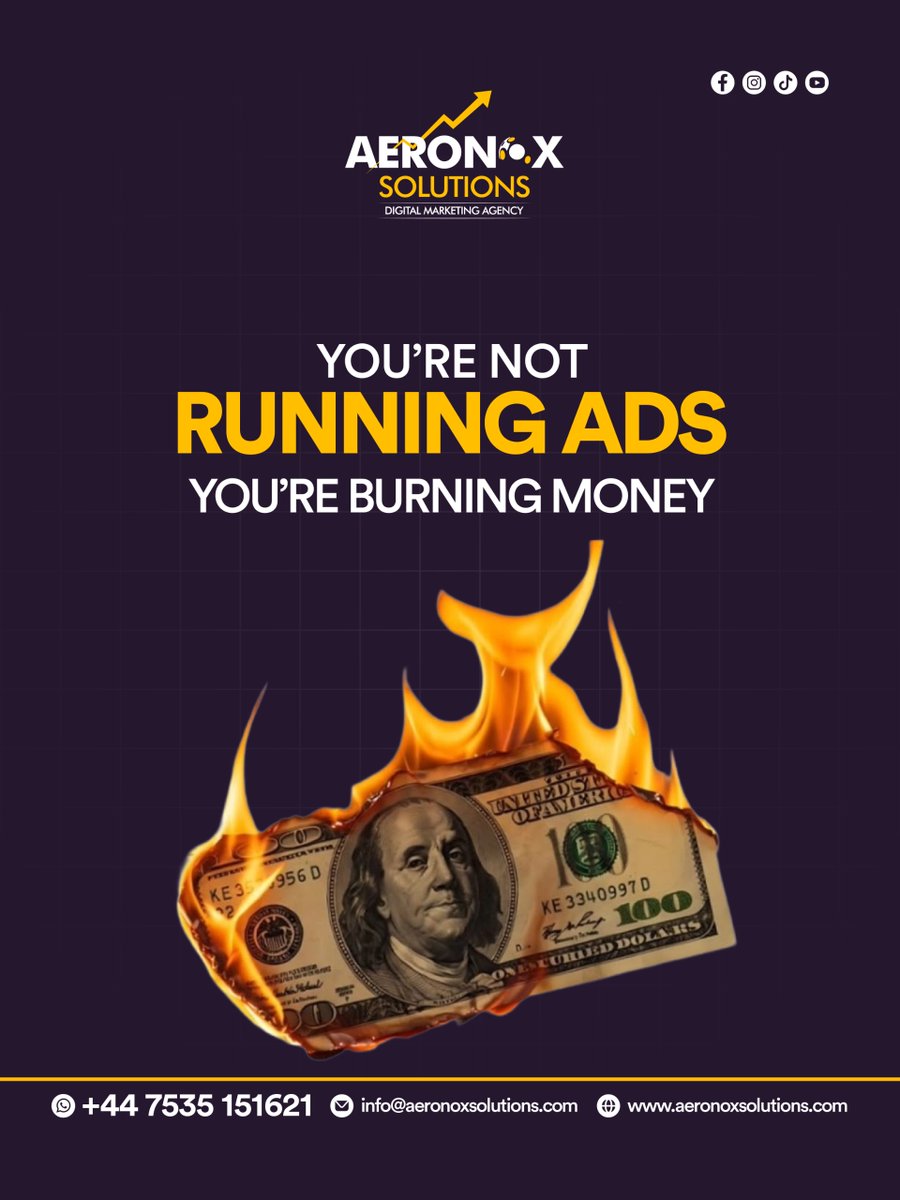 aeronox_1's tweet image. Ads without strategy waste money. Smart ads bring results. 💰

📞 +44 7535 151621
✉️ info@aeronoxsolutions.com
🌐 aeronoxsolutions.com

#PaidAds #FacebookAds #GoogleAds #AeronoxSolutions