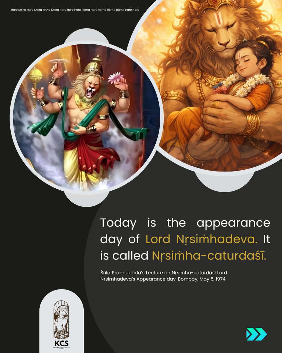 Krishna Consciousness Society tweet media
