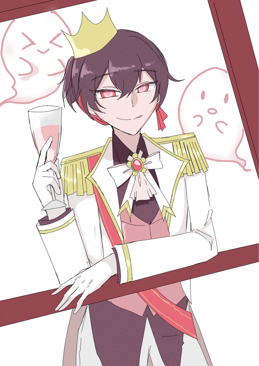 🩷🍒投稿できなかった千曰前線さんの記念日イラストでした🙇‍♀️💦