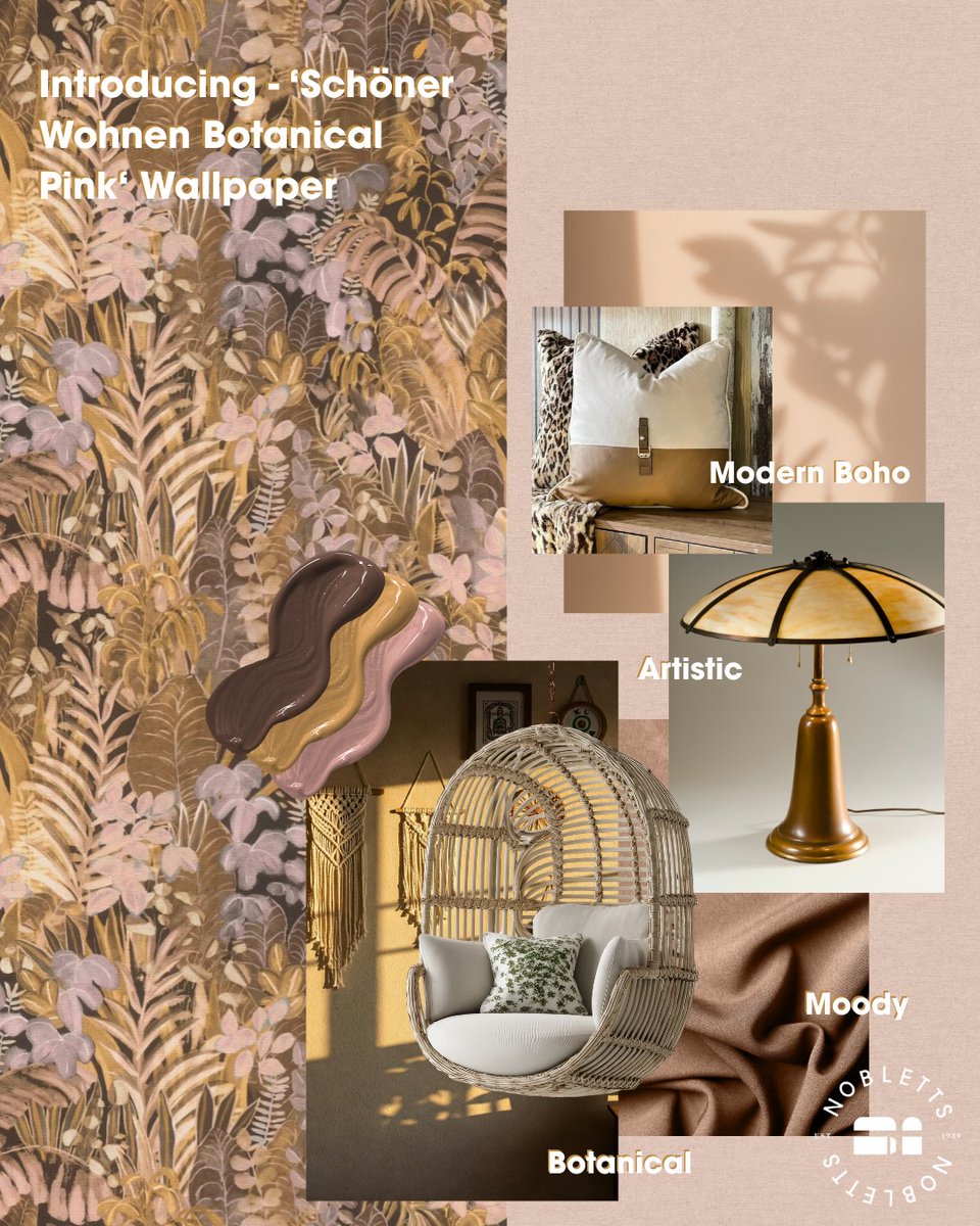 wallpaper_style's tweet image. We love this unique colour combo and layered pattern design… what about you? 💭
Botanical pinks, warm neutrals &amp;amp; soft blush tones coming together beautifully 🌿✨
#WallpaperInspo #InteriorDesign #HomeDecor #BotanicalWallpaper #PinkInteriors #BohoStyle #FeatureWall #InteriorInspo