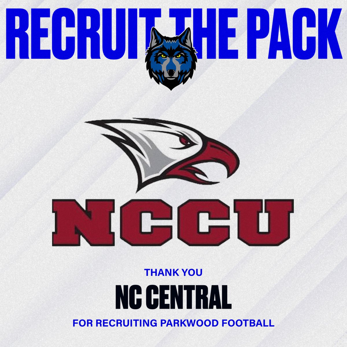 ParkwoodFB's tweet image. Thank you @UNCCoachThig for stopping by to recruit the pack! 

#Roughedgeraised #WeBelieve #BuiltForIt
