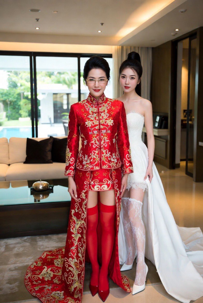 ppaadbb's tweet photo. 失联了这么久没想到母女俩竟然在国外拍上婚纱照了 而且还是母女俩一起拍的 那道这是要一起结婚吗 https://t.co/t6TsYefK5q