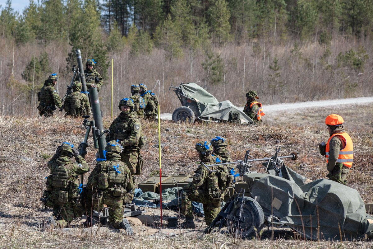 Kaitsevagi's tweet image. The Viru Infantry Battalion conducted the exercise Mighty Eagle during which the subunits were assessed through live-fire exercises and company-level evaluation drills.

📷 Cpt. Ott Aro

#EDF #Estonia #Military #MilitaryTraining #WeAreNATO #StrongerTogether