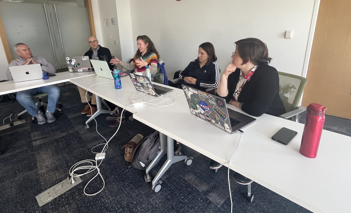 us_rse's tweet photo. 🌟US-RSE keeps growing and evolving! Earlier this year, our leaders held multi-day hybrid meetings to plan for a sustainable future and a better experience for our members. 

💪Exciting things ahead. Stay tuned!

#RSE #RSEng #research #ResearchSoftware #ResearchComputing https://t.co/hd9V99a3PE