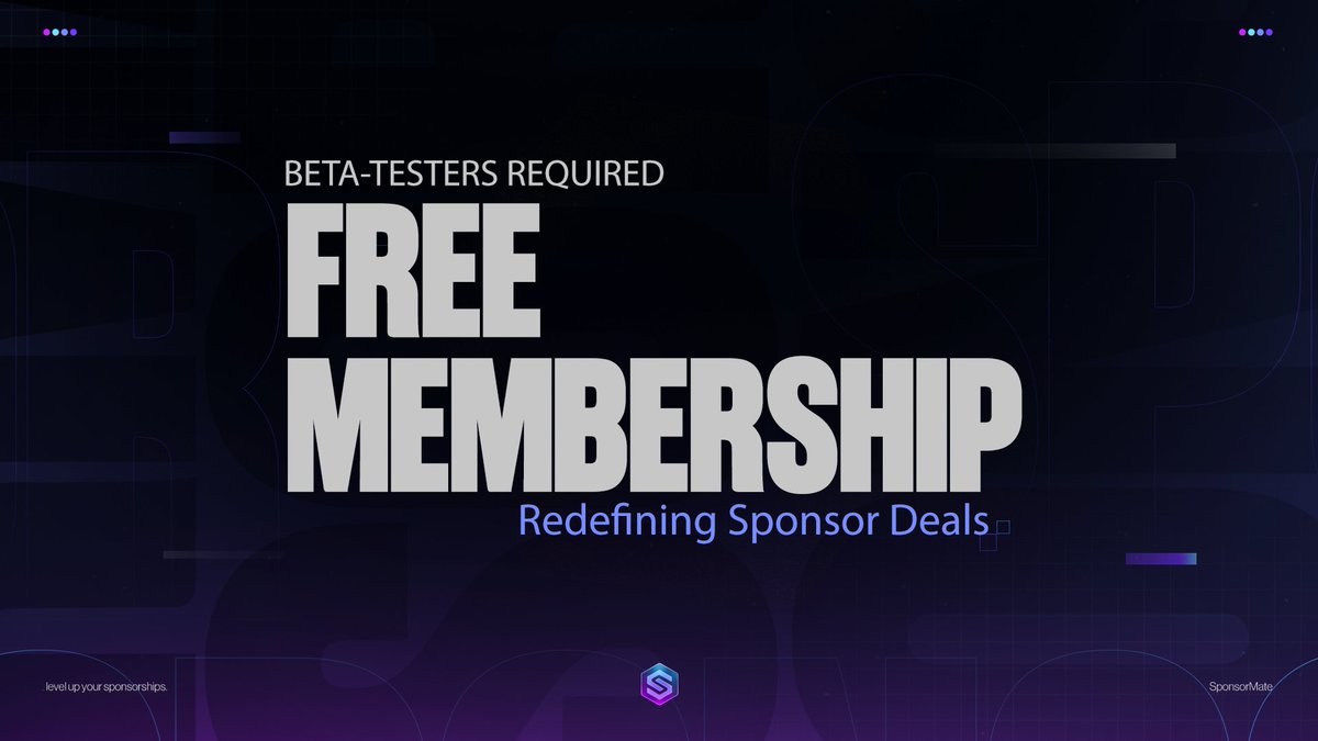 SponsorMate tweet media