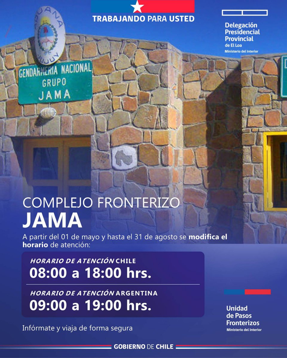 Delegación Presidencial Provincial de El Loa tweet media
