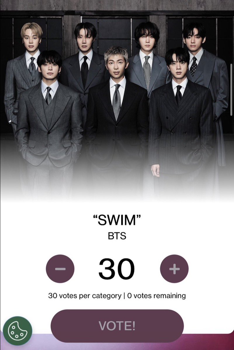 𝟭𝟯% ‎☆ SWIM #1 HOT 100🎉💜 tweet media