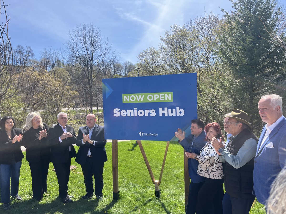 StBernardsRes's tweet photo. We’re pleased to share the opening of a new Seniors Hub in Vaughan, created through a partnership between Seniors Focus Inc. and the City.
St. Bernards celebrates initiatives that support and value older adults.
#StBernardsResidence#UniversalCare#SeniorsHub #CityOfVaughan https://t.co/Mw5NsUoNTd