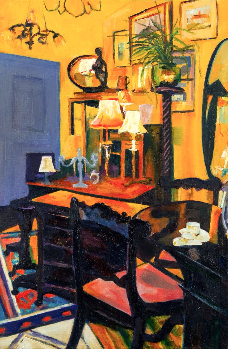 rathfarnhamopw's tweet photo. This is your last opportunity to see 'Vintage Suite', a beautiful, evocative and vibrant exhibition of paintings by Sylvia Hill exploring the beauty of the Irish 'Big House' and other interiors of the past. Open daily until 4 May. Admission free. https://t.co/uiDynlrfxh