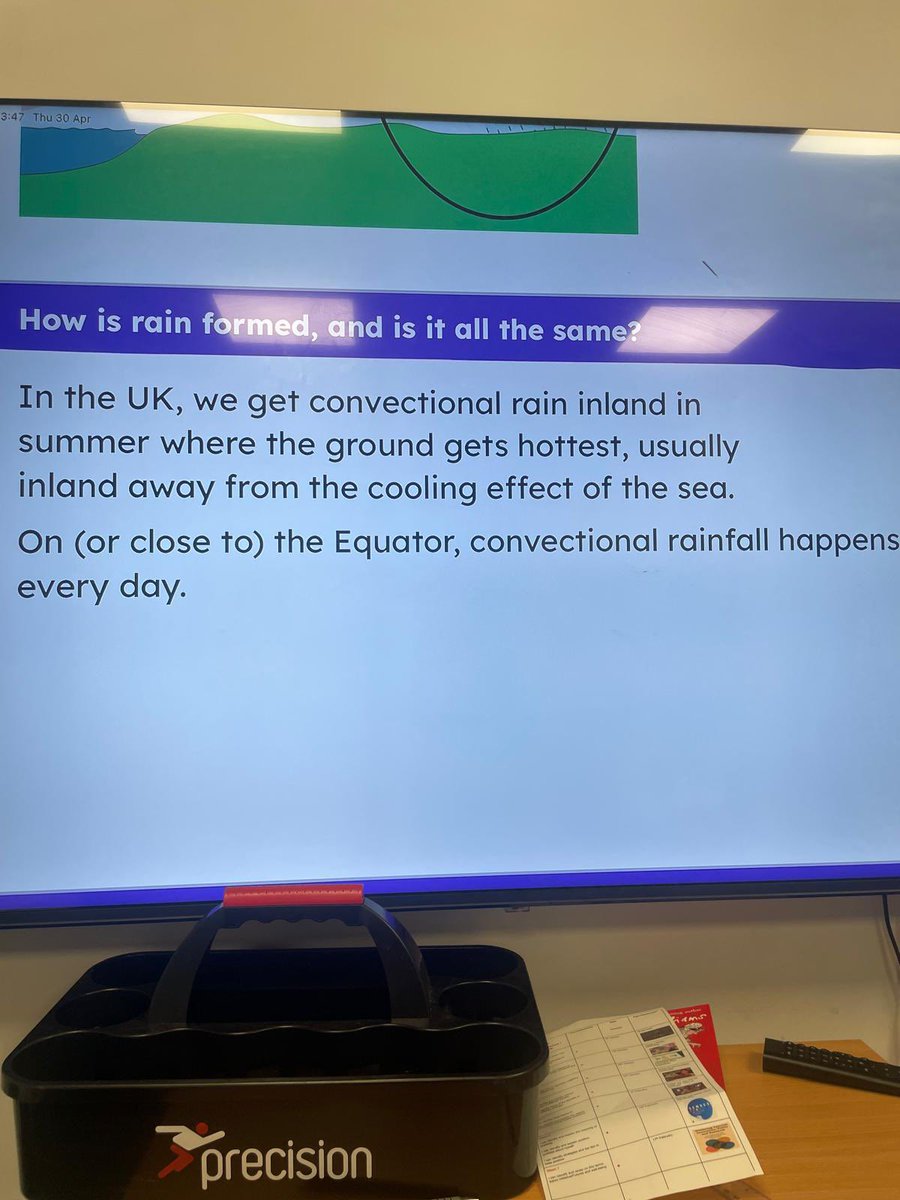 reintegreat's tweet image. 🌧️✨ This afternoon, our KS3 White Group had a fantastic Humanities lesson! They explored the captivating process of how rain is formed. ☔️💧 It was an enlightening session filled with discussions and discoveries! Keep shining, team! 🌈📚 

#Reintegreat #Learning #KS3