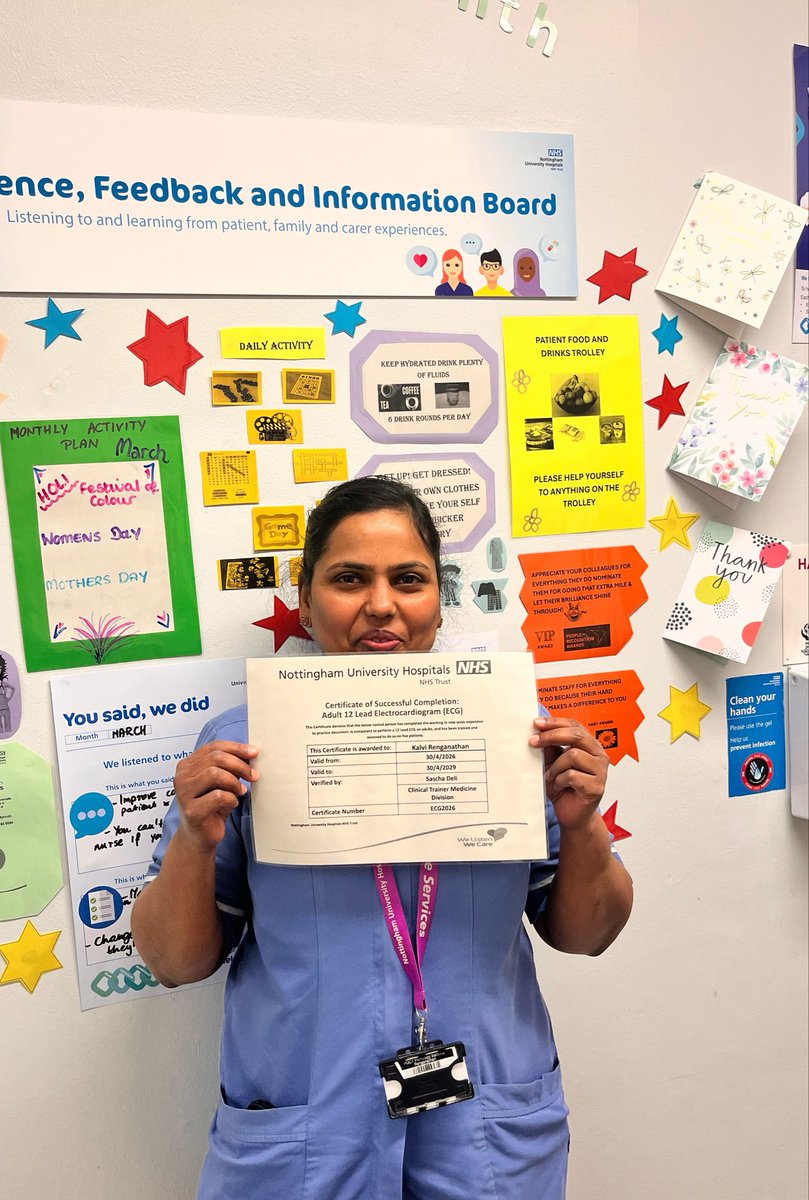SaschaDeli's tweet image. Well done to Kalvi for achieving her ECG package certificate!💜 #stroke @NUH_Stroke @NUHTeamStroke @Vickyy_Jones @NUHMedicine @Stroke_NUH @SarahBrand21 @MedicineClinEds