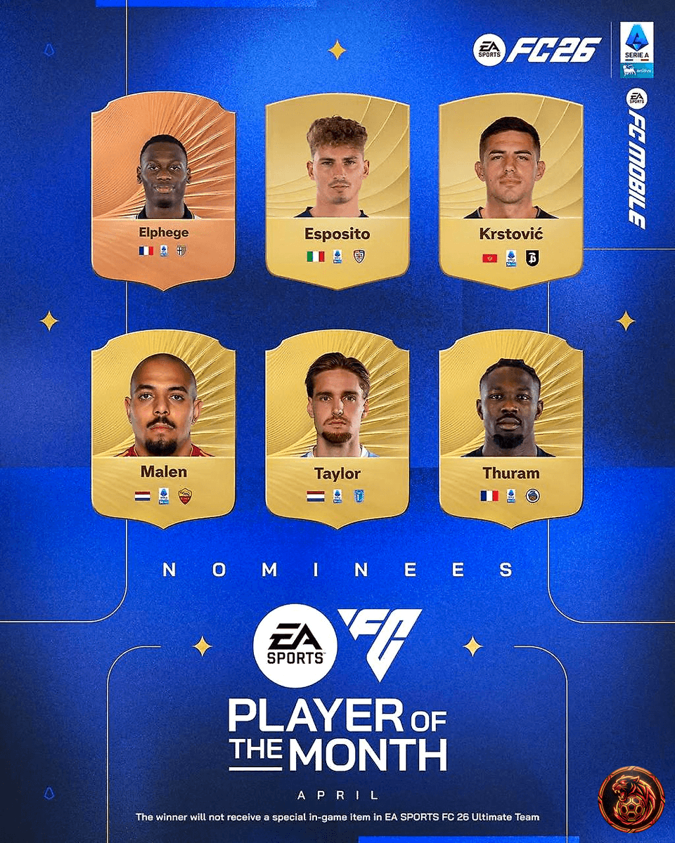 FootballGoalFC's tweet image. 🚨 𝗕𝗥𝗘𝗔𝗞𝗜𝗡𝗚  

A month that really started to matter! Who stood out? Here are the nominees for the Serie A Player of the Month for April! 👏  

Who do you think deserves the award? Let the debate begin!  
#SerieA #PlayerOfTheMonth #FootballDebate